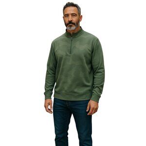 Men's Kirkland Green Signature Performance Long Sleeve Shirt-Size XL-New